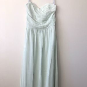 Alfred Angelo Mint Green Maxi Bridesmaid Women's Dress